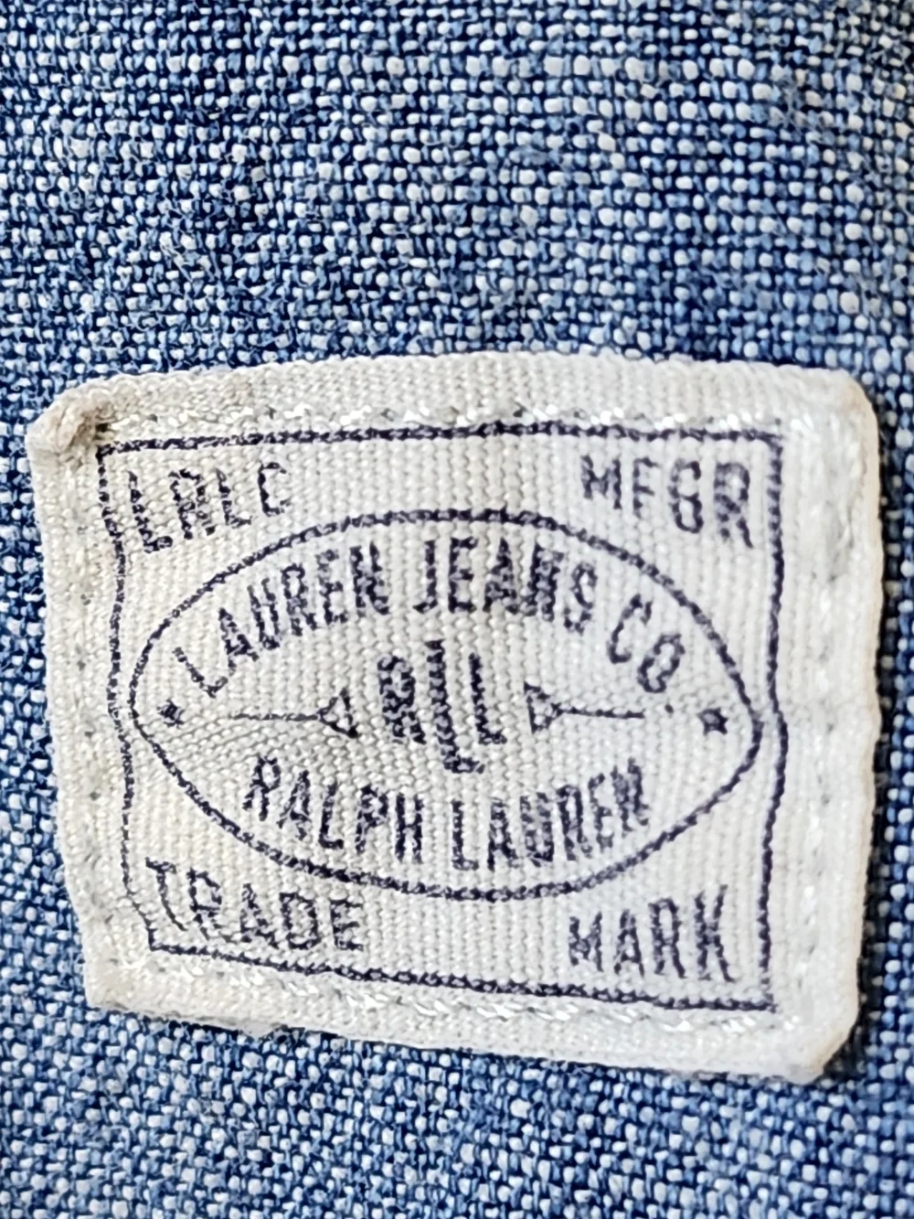 Lot of 2 Shirts Lauren Ralph Lauren & Anne Klein Chambray and Linen Blend - Picture 6 of 12